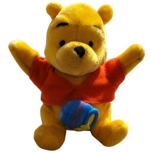 Vintage Fisher Price Disney Wind And Wiggle Pooh Bear Plush